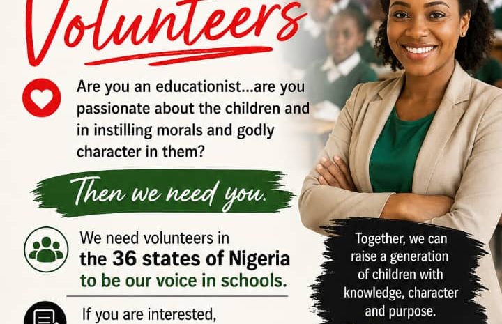  A Call for Volunteers